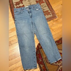 Madewell classic straight Jean